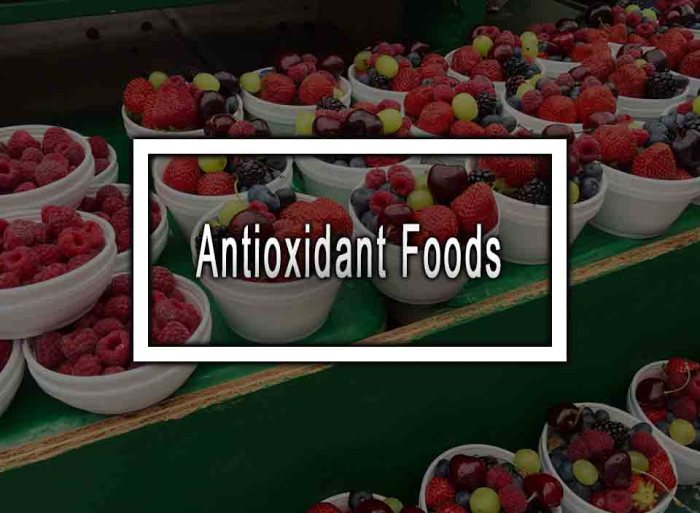 Antioxidant foods