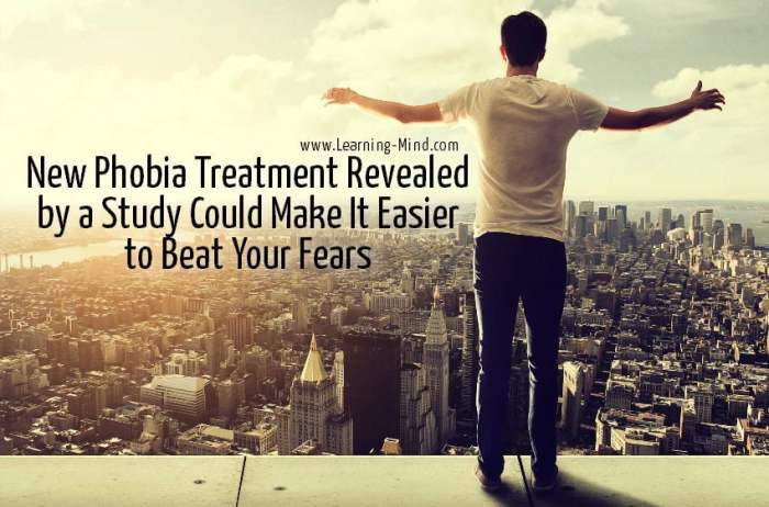 Phobia medication